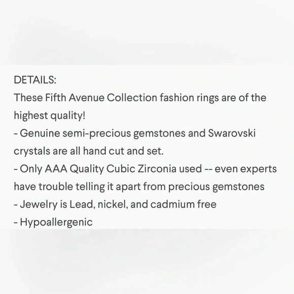 🇨🇦🆕5th Avenue Women’s Floral Ring - Picture 7 of 14